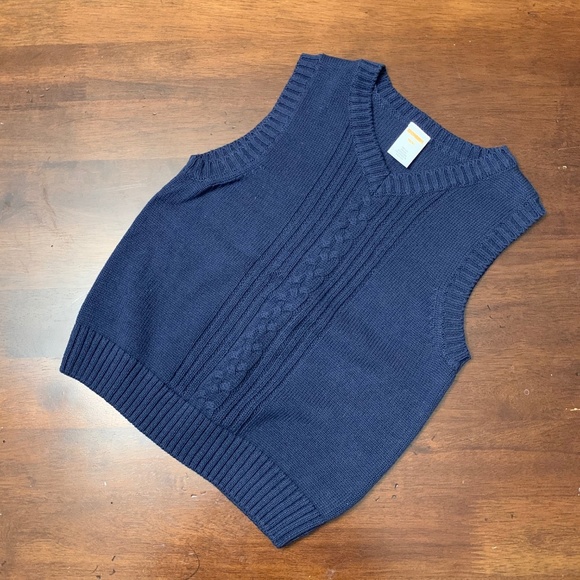 Gymboree |Sweater Vest and Plaid Long Sleeve Shirt - Picture 5 of 6